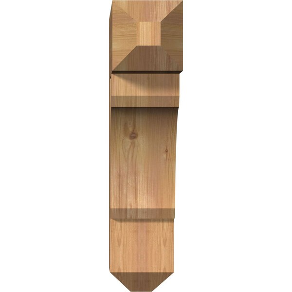 Legacy Craftsman Smooth Bracket, Western Red Cedar, 5 1/2W X 20D X 24H